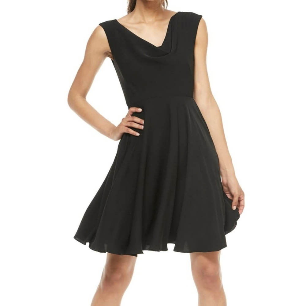 Gal Meets Glam Mara Cowl Neck Dress NWT size 4 - Picture 6 of 11